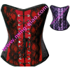 Women satin lace-up back corset M1620