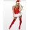 red fancy santa dress m1109