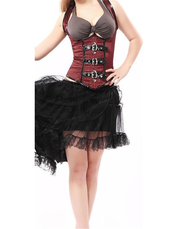 Well-designed women steampunk under bust corsets M1318