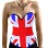 ENGLISH FLAG DESIGN SEXY CORSET m1930