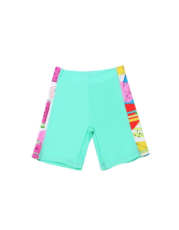 Cartoon Watermelon Swimming Set Girls Separate Sunblock Spring Swimsuit With Hat KF201