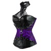 S-6XL Sexy Steampunk Halter Steel Boned Corsets M1407