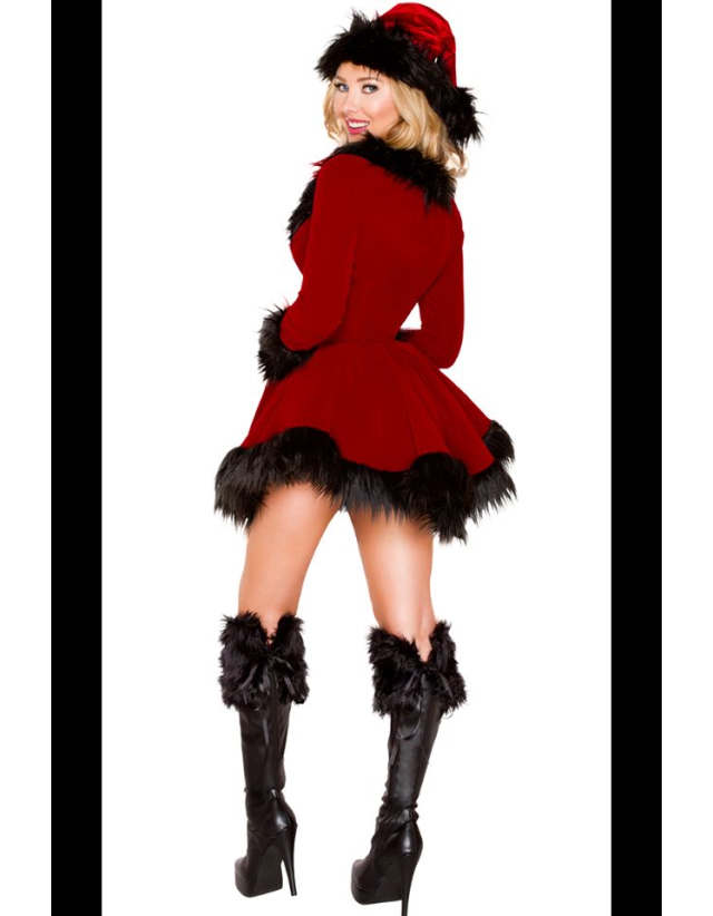 Sexy Velvet Santa Costume M1139