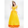 Halloween Dress Cosplay Yellow Beauty And Beast Biqi Belle Princess Uniform YM2897