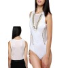Women Sexy  White Bikini M5384