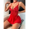 Suspenders Plus Size Set Sexy Underwear Seduction Sexy See-Through Lace Nightdress YSF2060