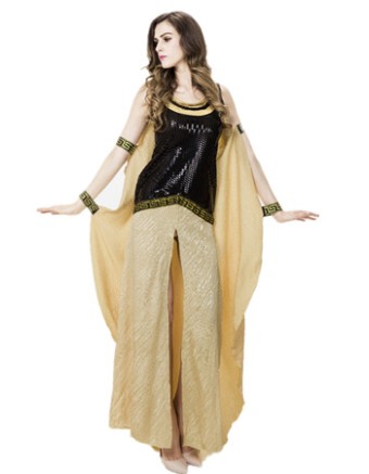 Sexy Halloween Deluxe Cleopatra Costume Dress