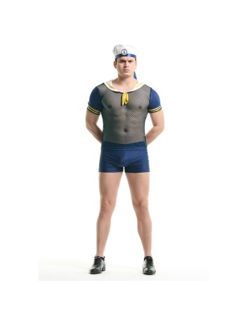 Halloween Cosplay Navy Costume Nightclub Men Underwear Sailor Uniform XY82243