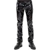 Men Casual Pants Sexy Vinyl PU Leather Scrunch Butt Leggings N6005