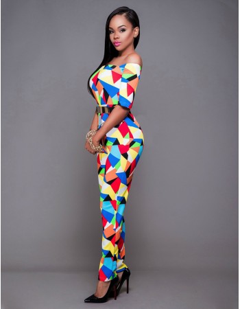 New Appreal Sexy Crop Top Combines With Women 2 Piece Sport Print Suit Sets