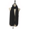 Muslim Style Scarfs Hijabs Monochrome Headscarf Silk Scarf For Women 006