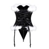 Plus Size Sexy Christmas Velvet Corset Top M1440