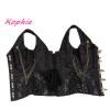 Steampunk Vest Top Steel Boned Corset M1385