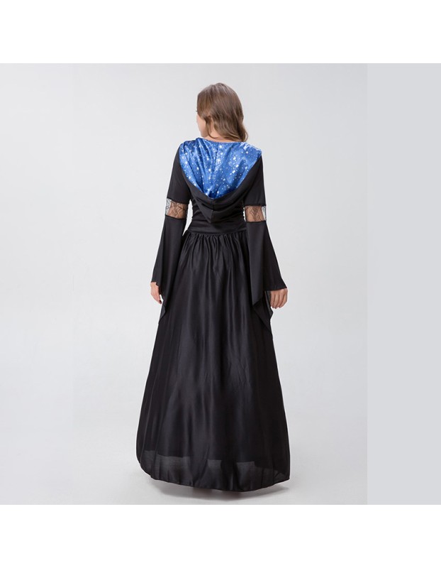 Witch Drag Wizard Cosplay Costume Evil Queen Halloween Costume YM8718