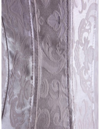 apricot sexy jacquard corset m1837b