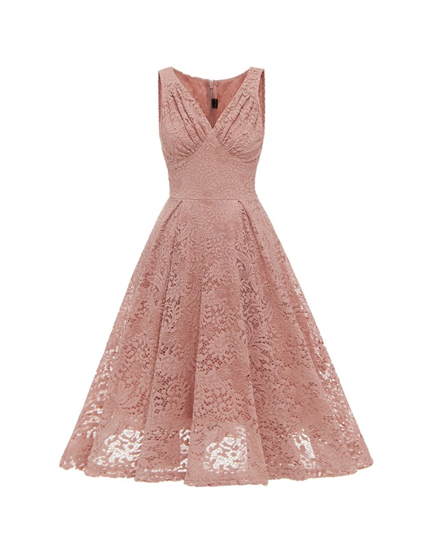 Party Elegant Slim Ladies Dinner Sexy Lace Birthday Dress CD1785
