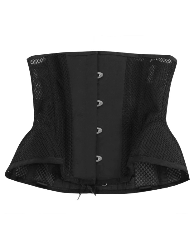 Retro Mesh Shapewear Waist Lace Abdominal Retraction Breathable Corset WK1150