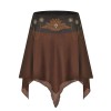 Vintage Brown Chains Steampunk Gothic Skirt M31762