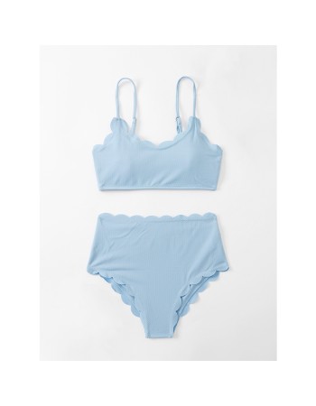 Comfortable Cotton Two Piece Bikini Set Swimwear Women Swimsuit  A2214
