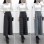 Autumn Winter Woolen Plaid Wide Leg Pants FG154