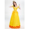 Halloween Dress Cosplay Yellow Beauty And Beast Biqi Belle Princess Uniform YM2897