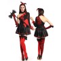 Black & Red Circus Clown Costume M40262