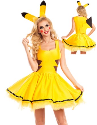 Yellow Pikachu Costume M40274