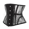 Women Sexy Lace Mesh Breathable Steel Boned Slimming Belt Waist Trainer Corset MS1525