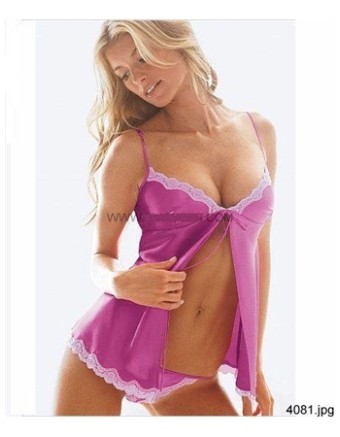 Romantic Valentine Purple Babydoll M5136