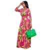 Casual Floral Print Summer Sexy Plus Size Women Dress 8616