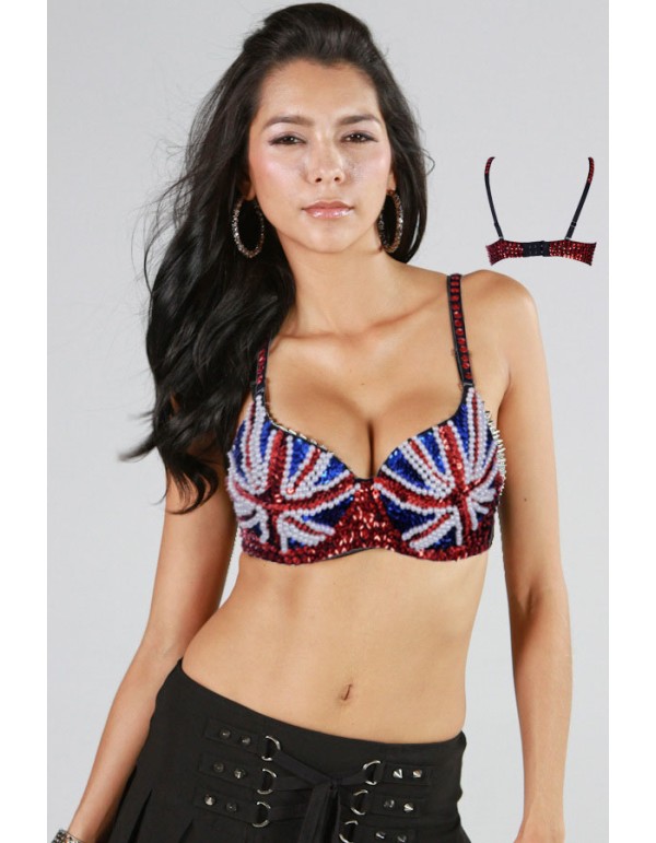 Sequins Embellishment Club Bra M5253