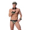 Camouflage Costume Four-Piece Role Play Uniform Mens Lingerie 20197