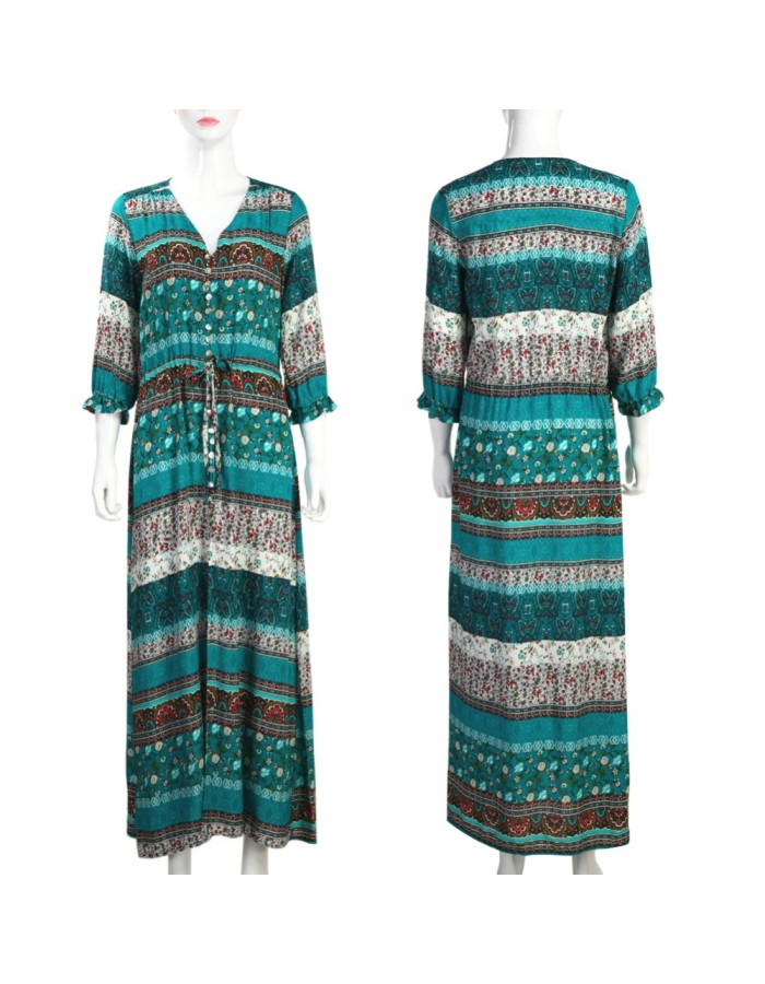 Boho Style Long Beach Summer Dress M30392