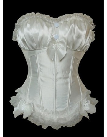 sexy white lace bundle of edge corset m1755e
