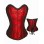 sexy red steel corset M1786A