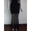 Sexy Black Mermaid Dress M3979