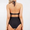 Women High Waist Two Piece Floral Print Swimsuits M11934