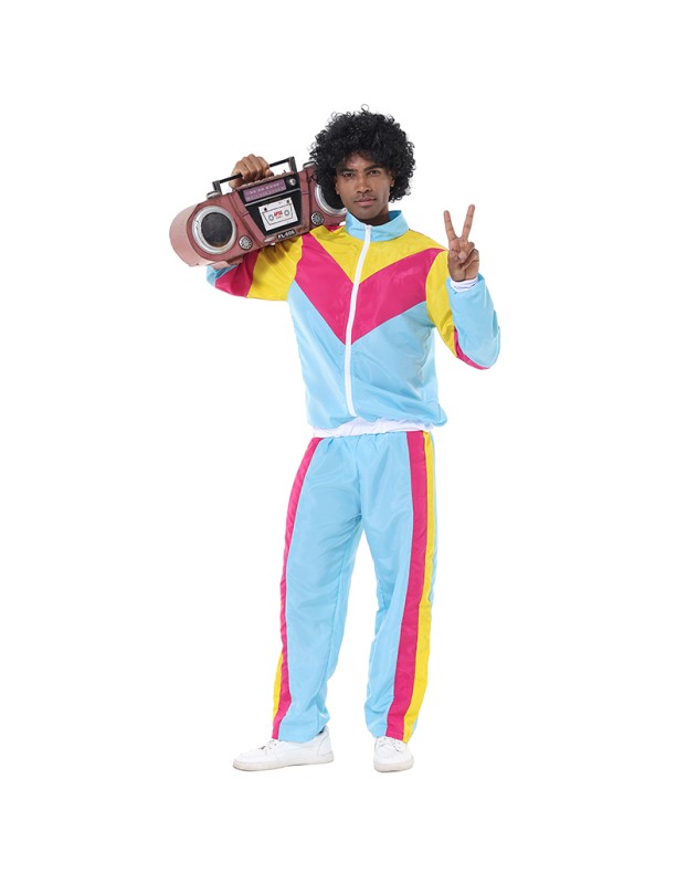 Halloween Couple Set Retro Costume 70's Disco Hippie Dance Cosplay Disco MS5580-5587