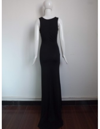 Sexy Black Long Maxi Dress M3982b