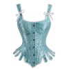 Pink Bustier Top Waist Trainer Lingerie Women Sexy Slim Underwear Corset WK2210