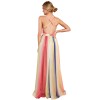 Sexy Women's Deep V-neck Halter Chiffon Dress M8248