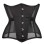 Black Mesh Women Waist Shrinkable Breathable Shapewear Corset Sexy Bustier WK2271