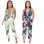 V Neck Floral print sexy summer jumpsuit M8243