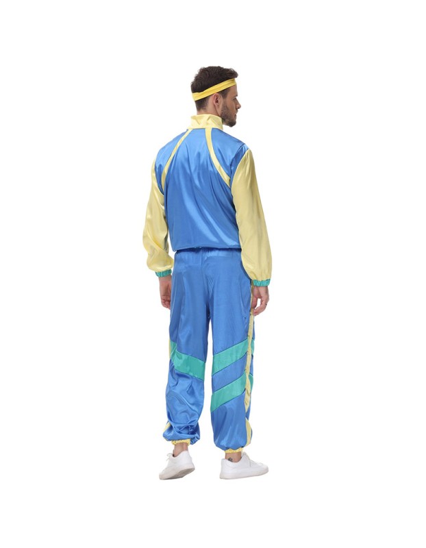 Couple Retro 70s Hip-hop Hippie Rock Opera Halloween Stage CostumesMS5090 5091
