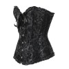 Sexy Black Jacquard Corset M1299