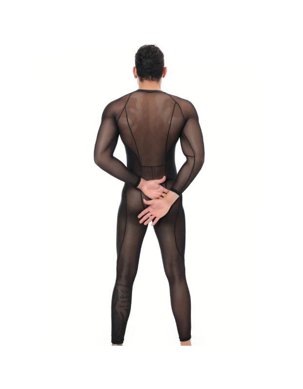 Sexy Men Underwear Long Sleeve Jumpsuit One-Piece Bodysuit N981