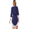 Womens boho sleeve off shoulder mini dress M30050