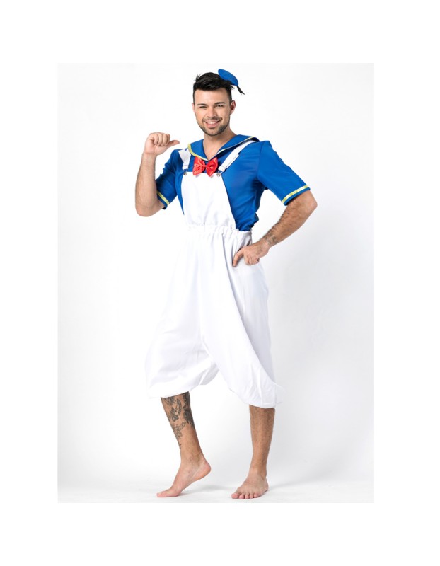 Halloween Party Couples Donald Duck Sailor Costume M40602