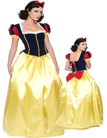 Snow White Dress With Petticoat M4995B