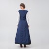 Medieval Renaissance Square Collar Waist Two-Piece Dress Retro Court Costume YM8723
